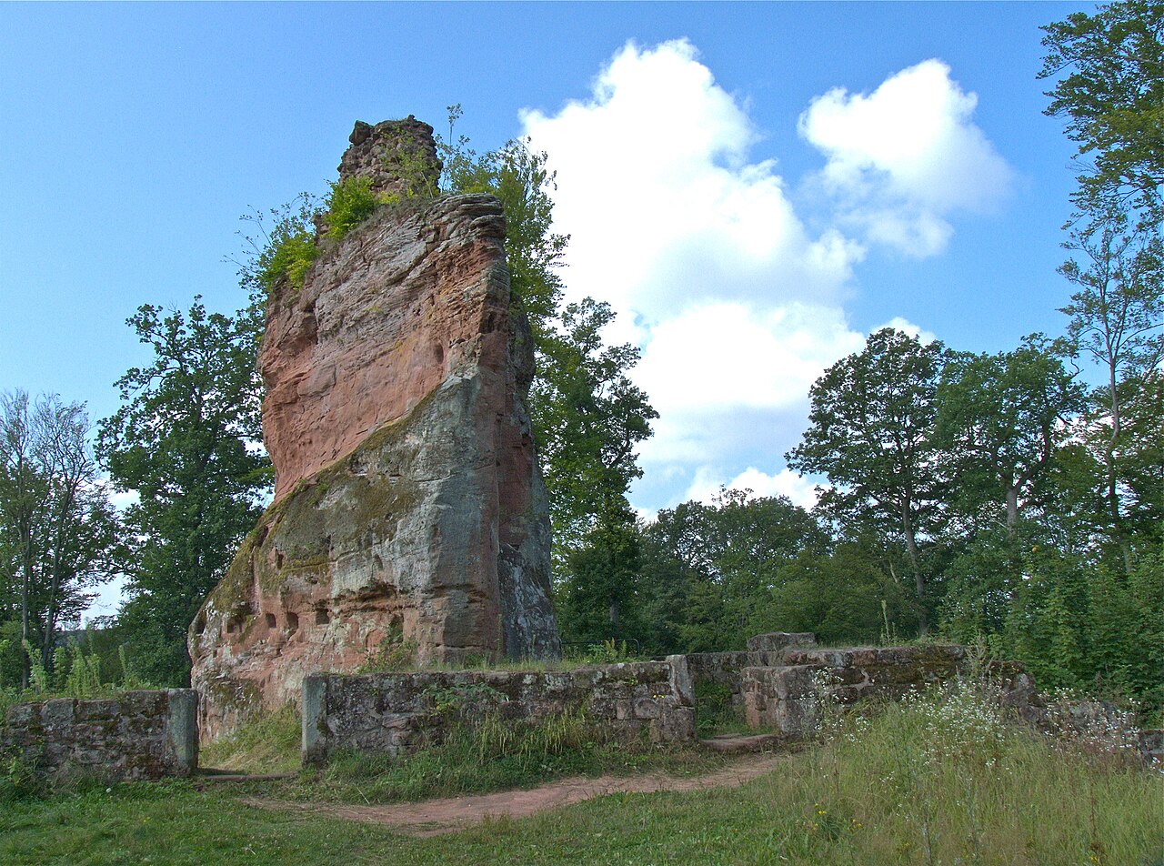 castle ruins Beilstein (Kaiserslautern, Rhineland-Palatinate, Germany)