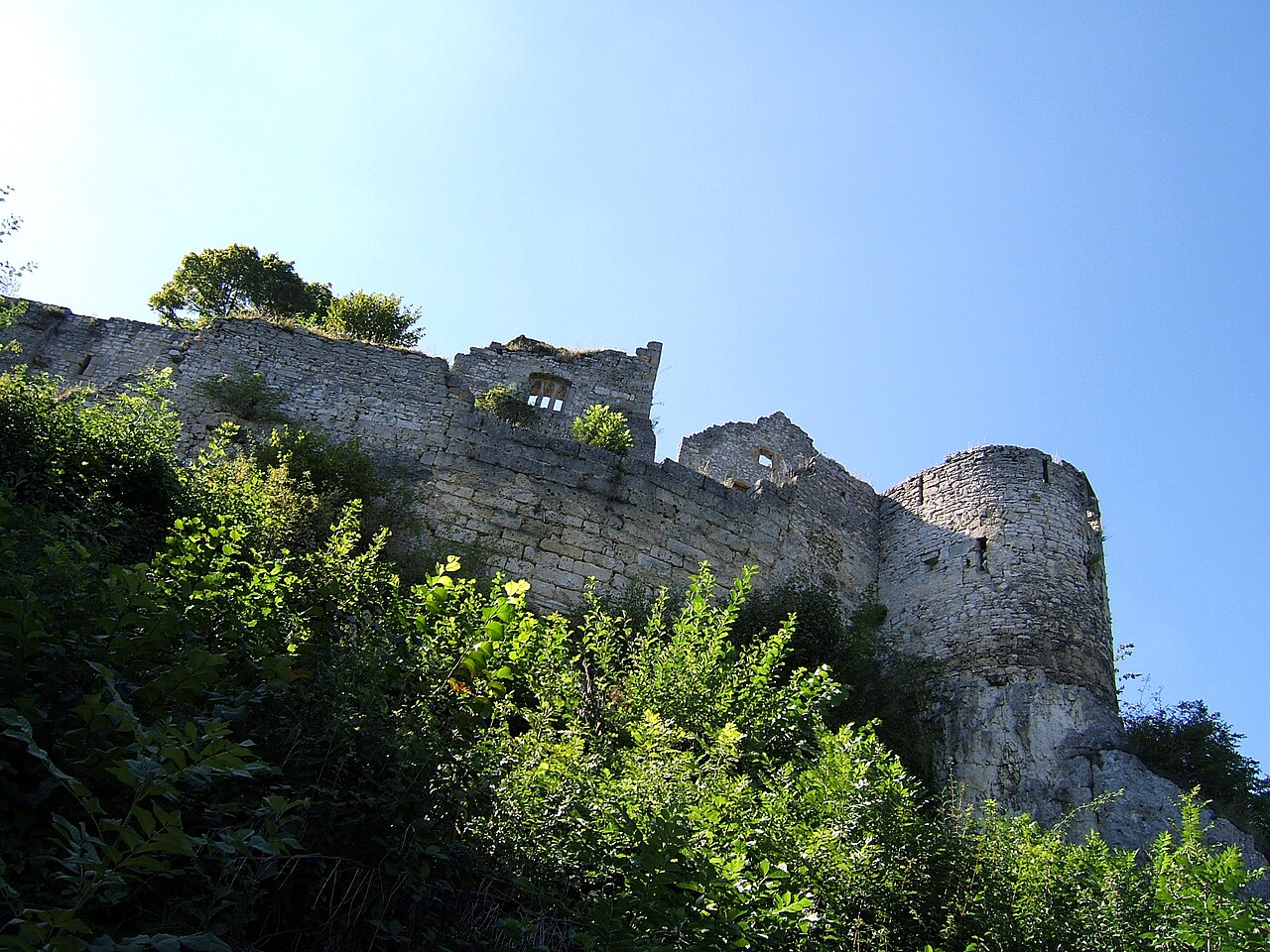 Ruins of Castle Hohenurach in Germany