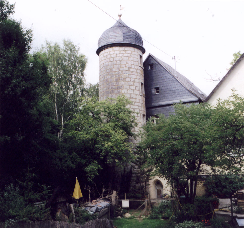 Burg Kohlstein, Hauptgebäude mit Treppenturm