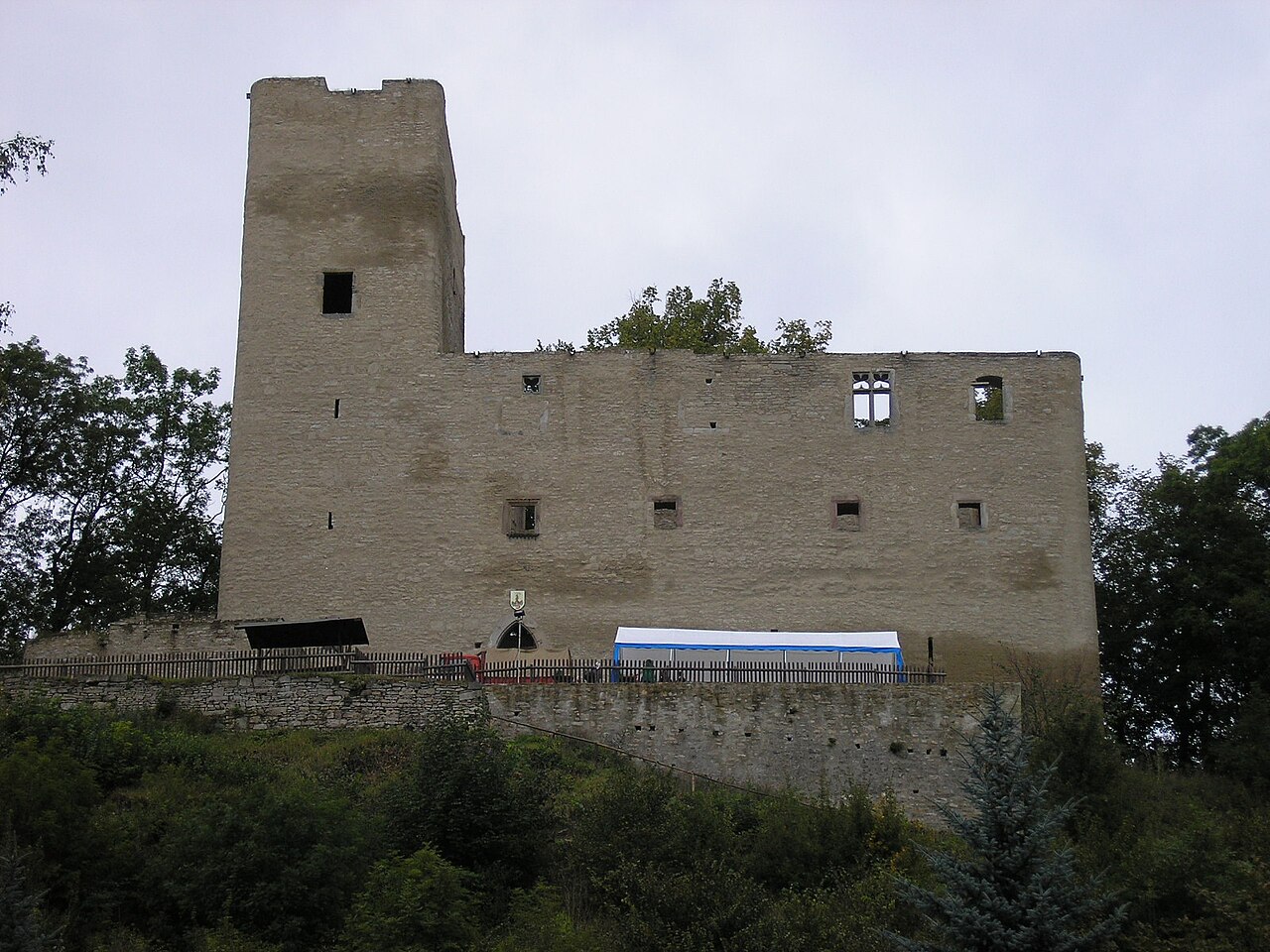 Die Burg Liebenstein in Liebenstein (Thüringen)