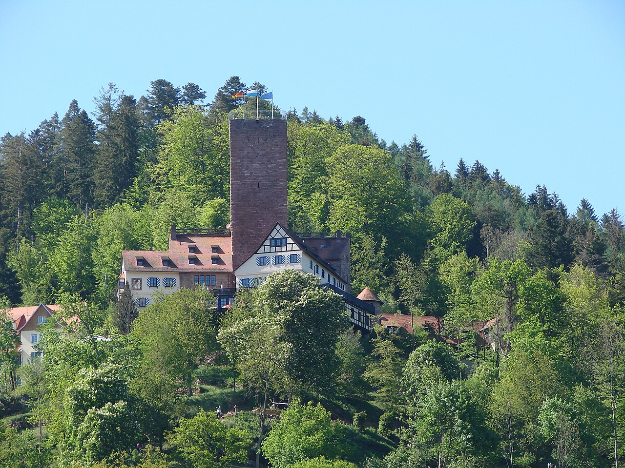 Bad Liebenzell , medieval castle, Hohenstaufen type