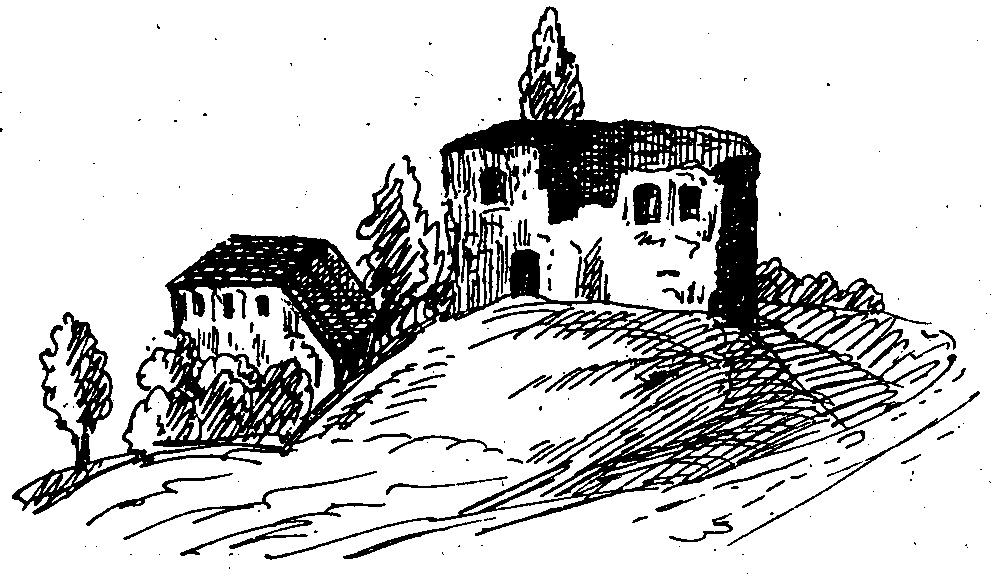 Original Bildbeschreibung: Ruine Waldau, angeblich 1474