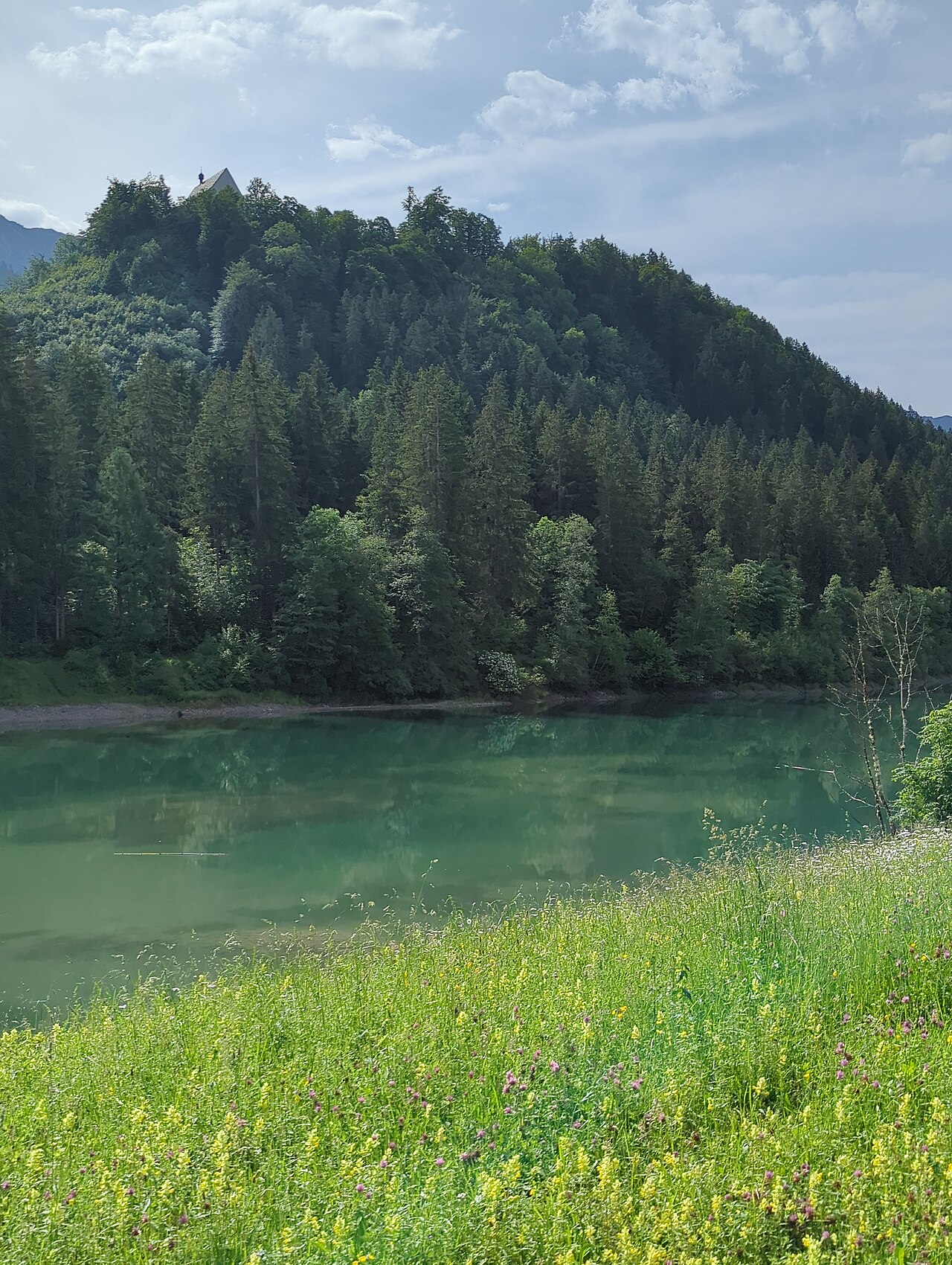 Burgberg (Berg in der Nähe von Schöllang in der Gemeinde Oberstdorf in Bayern)