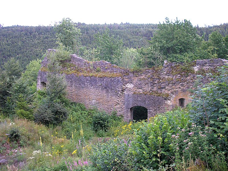 Brunneck castle near Altdorf (Titting, Landkreis Eichstätt, Upper Bavaria, Germany)