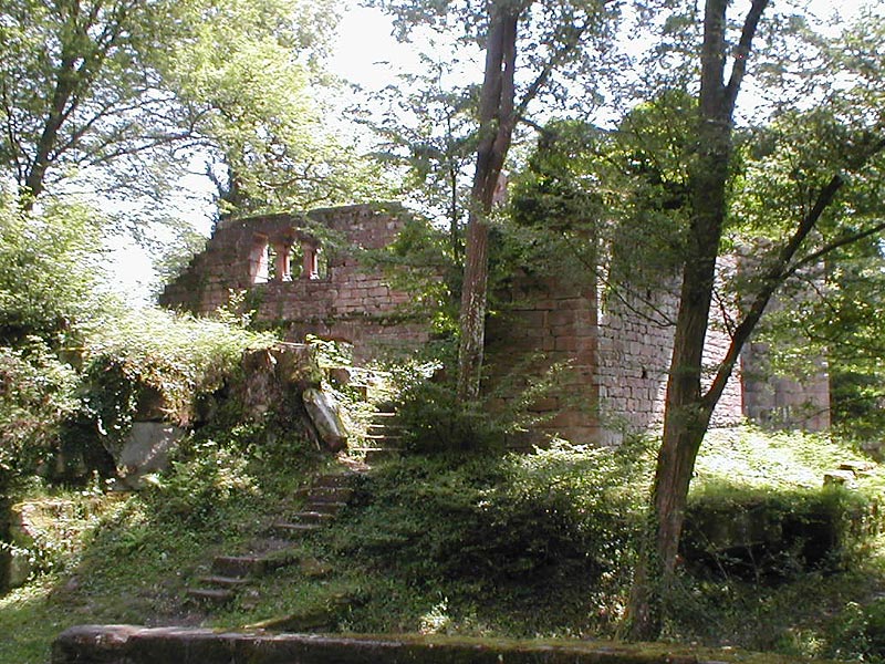 Mittelburg der Burg Eberbach am Neckar