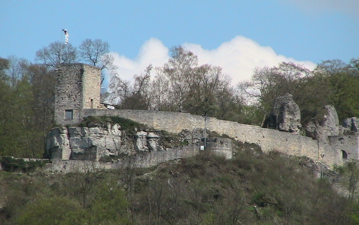 Ruins of Castle Helfenstein in Baden-Württemberg , Germany