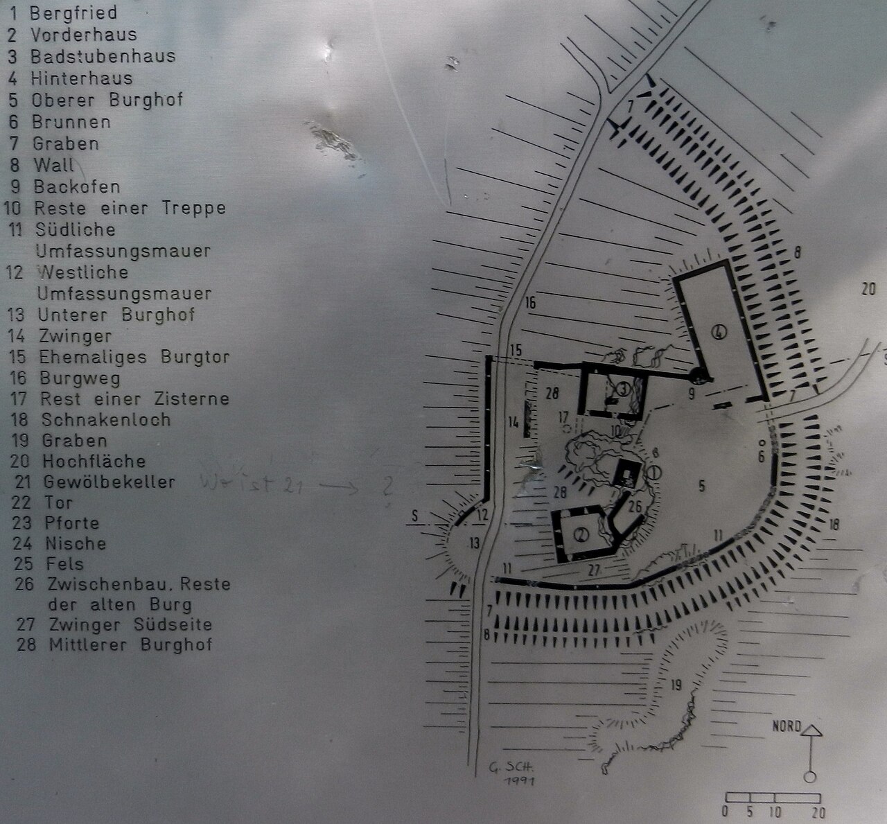 Hohenmelchingen bei Melchingen , Ortsteil von Burladingen , Übersicht