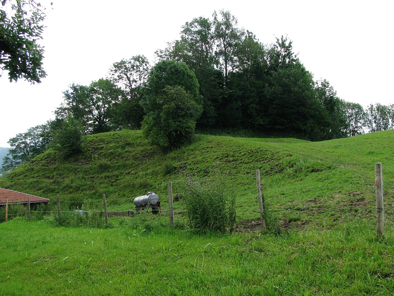 Standort der ehemaligen Burg Ringenberg von Norden