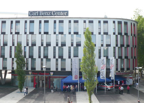 Nordansicht Carl Benz Center in Stuttgart