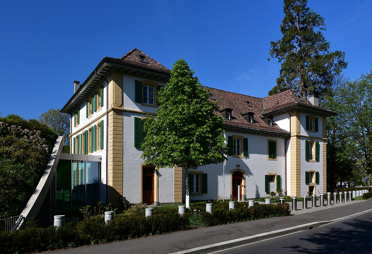 Vidy Castle, former IOC headquarters, in Lausanne (Switzerland)