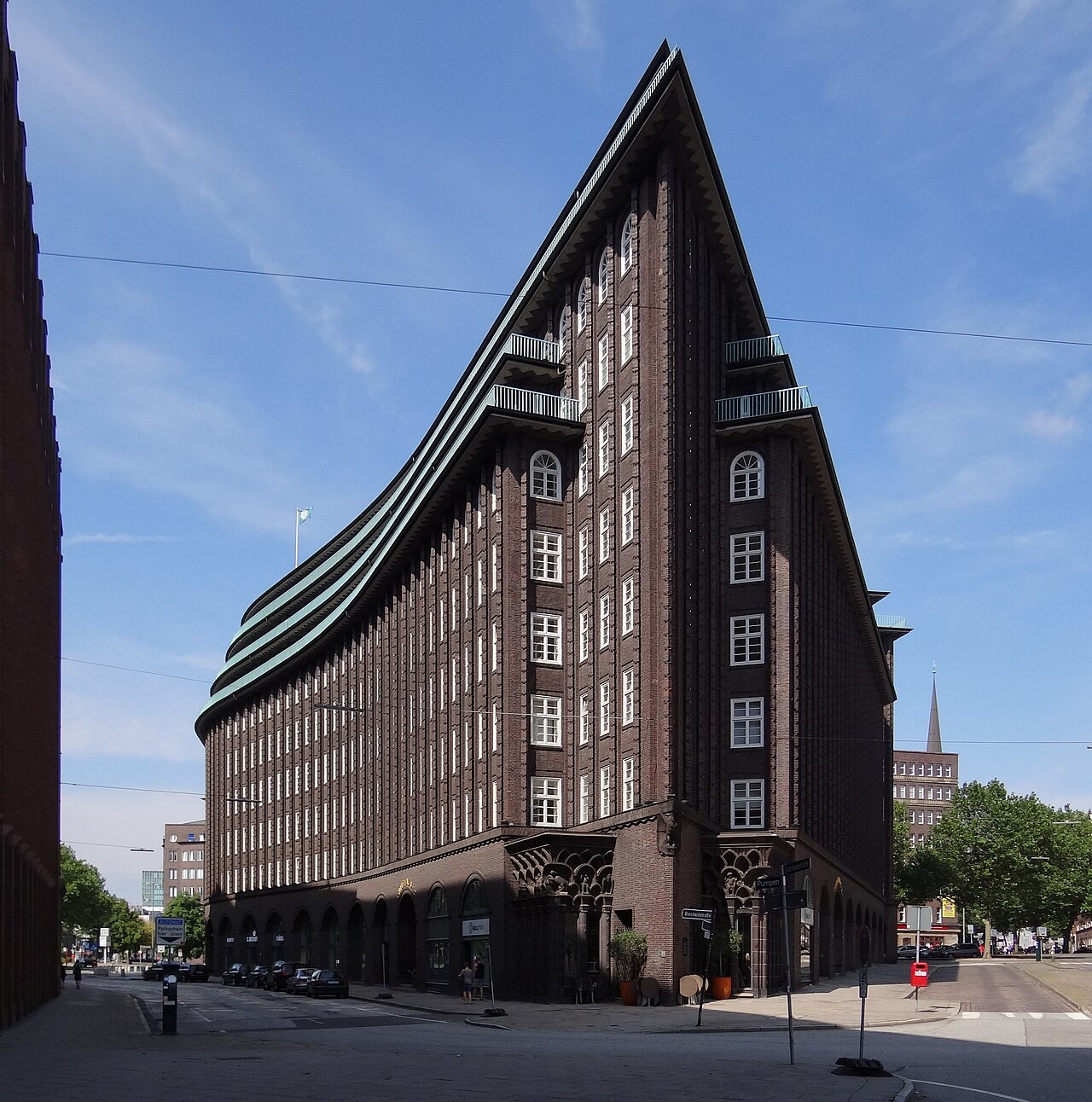 Chilehaus – Hamburg This is a photograph of an architectural monument
