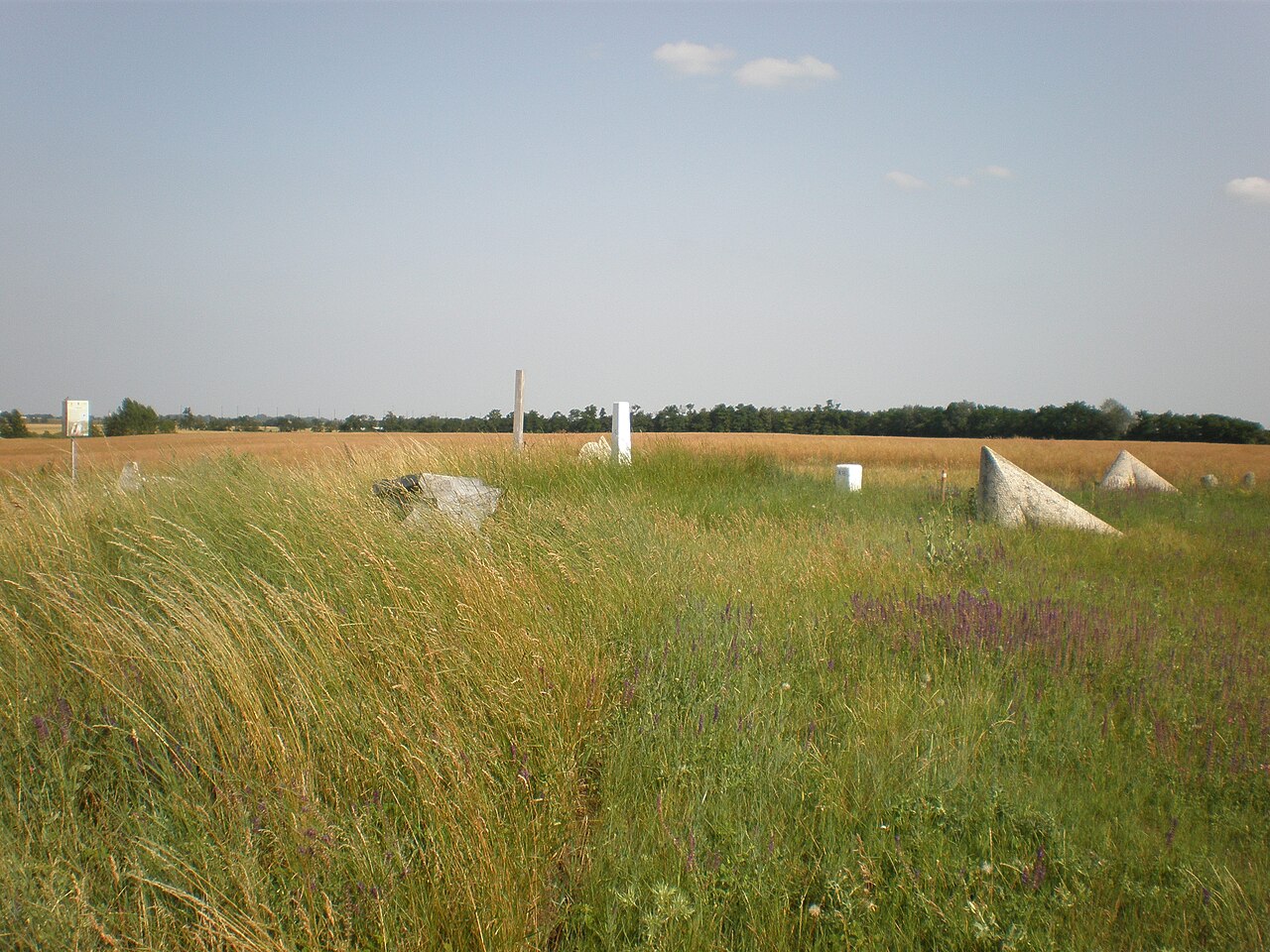 Tripoint at the border of Slovakia, Austria and Hungary