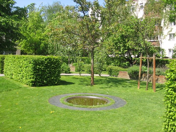Comenius-Garten nearby the Böhmisches Dorf (Böhmisch-Rixdorf) in Berlin-Neukölln , Germany