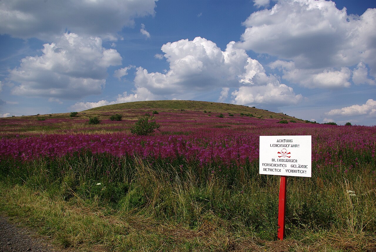 Das Dammersfeld im Truppenübungsplatz Wildflecken in der Rhön
