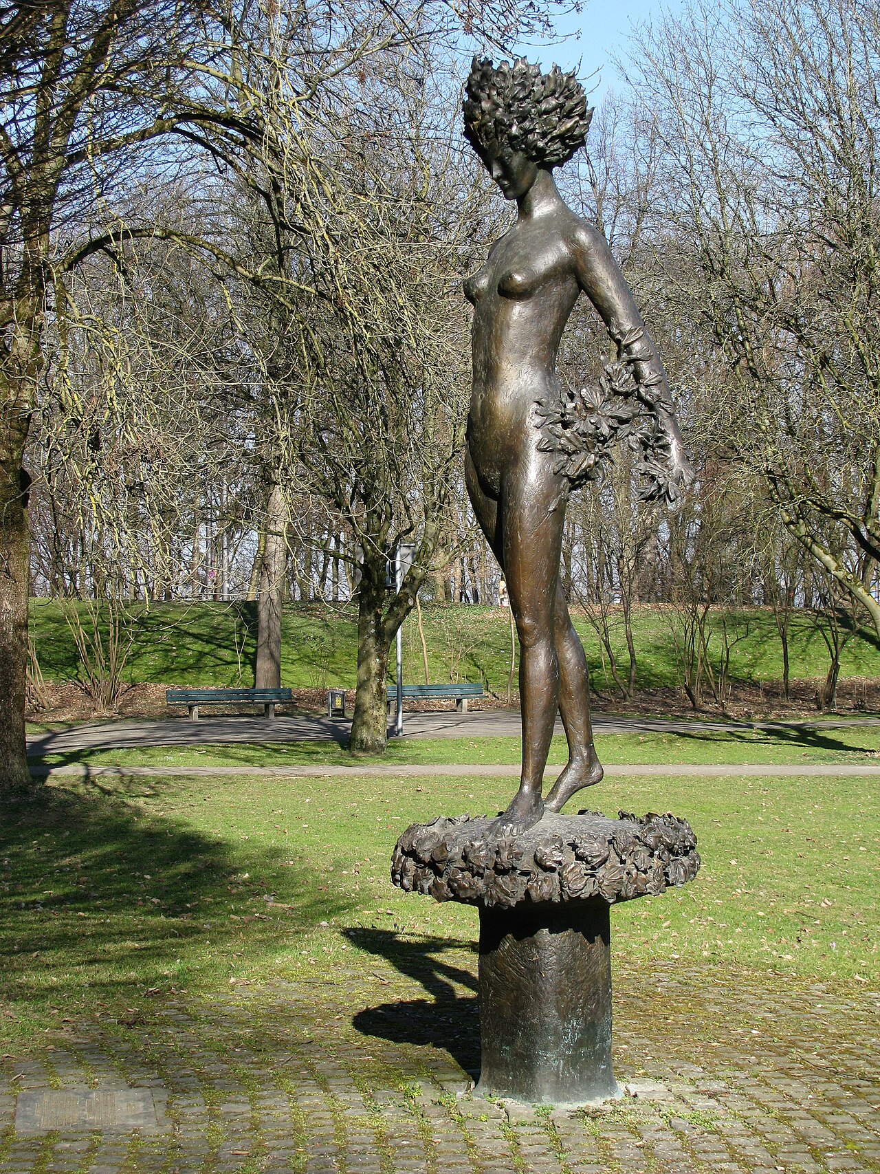 Bronzefigur der Daphne