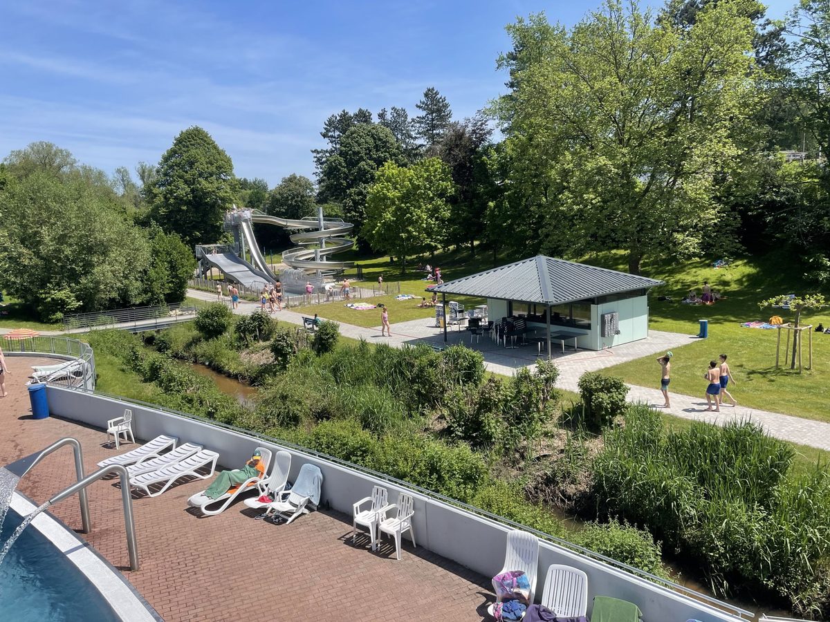 Rutschenpark im Freibad St. Ingbert