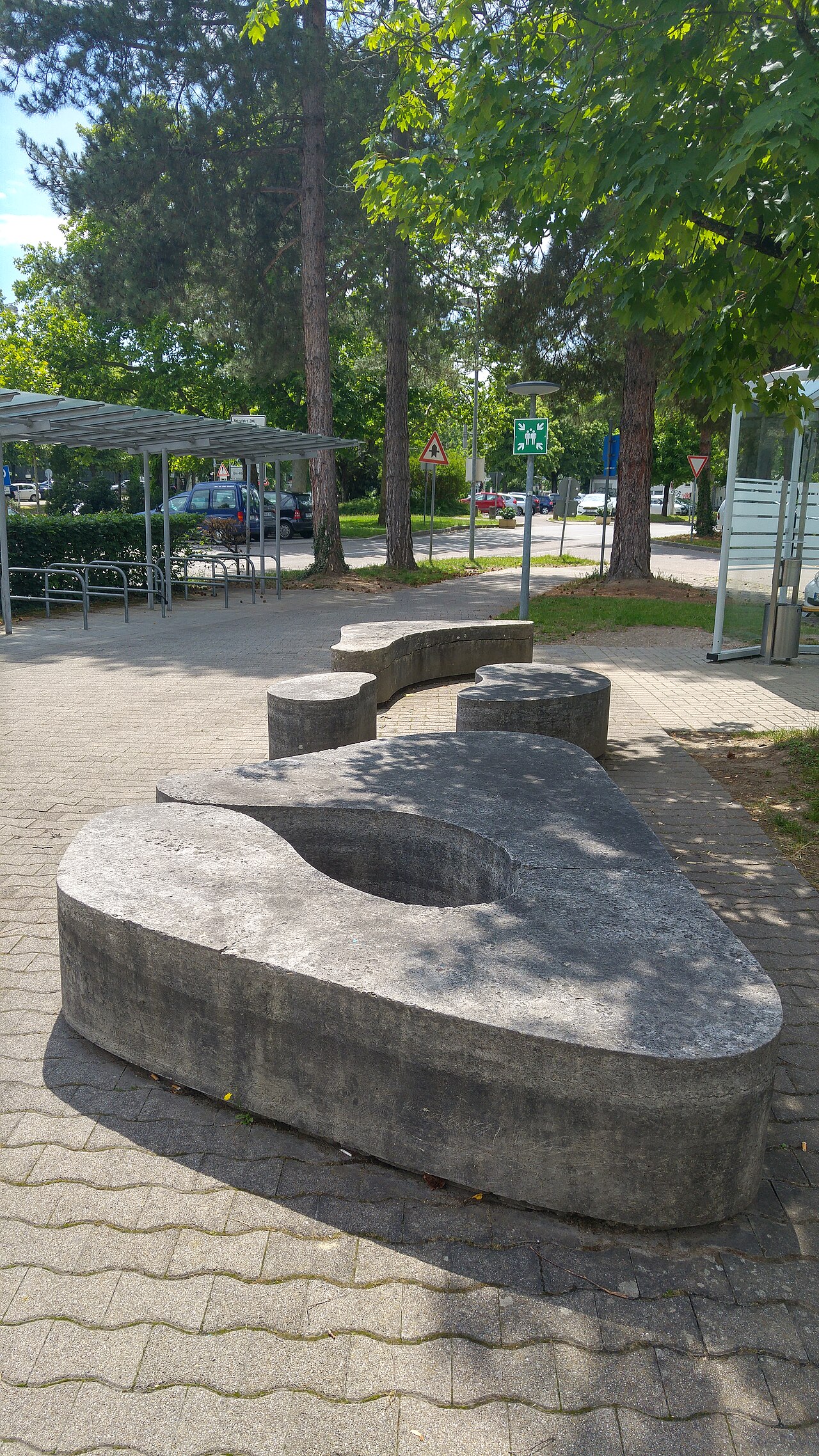 Sculpture 'Das große Spiel' by Otto Baum