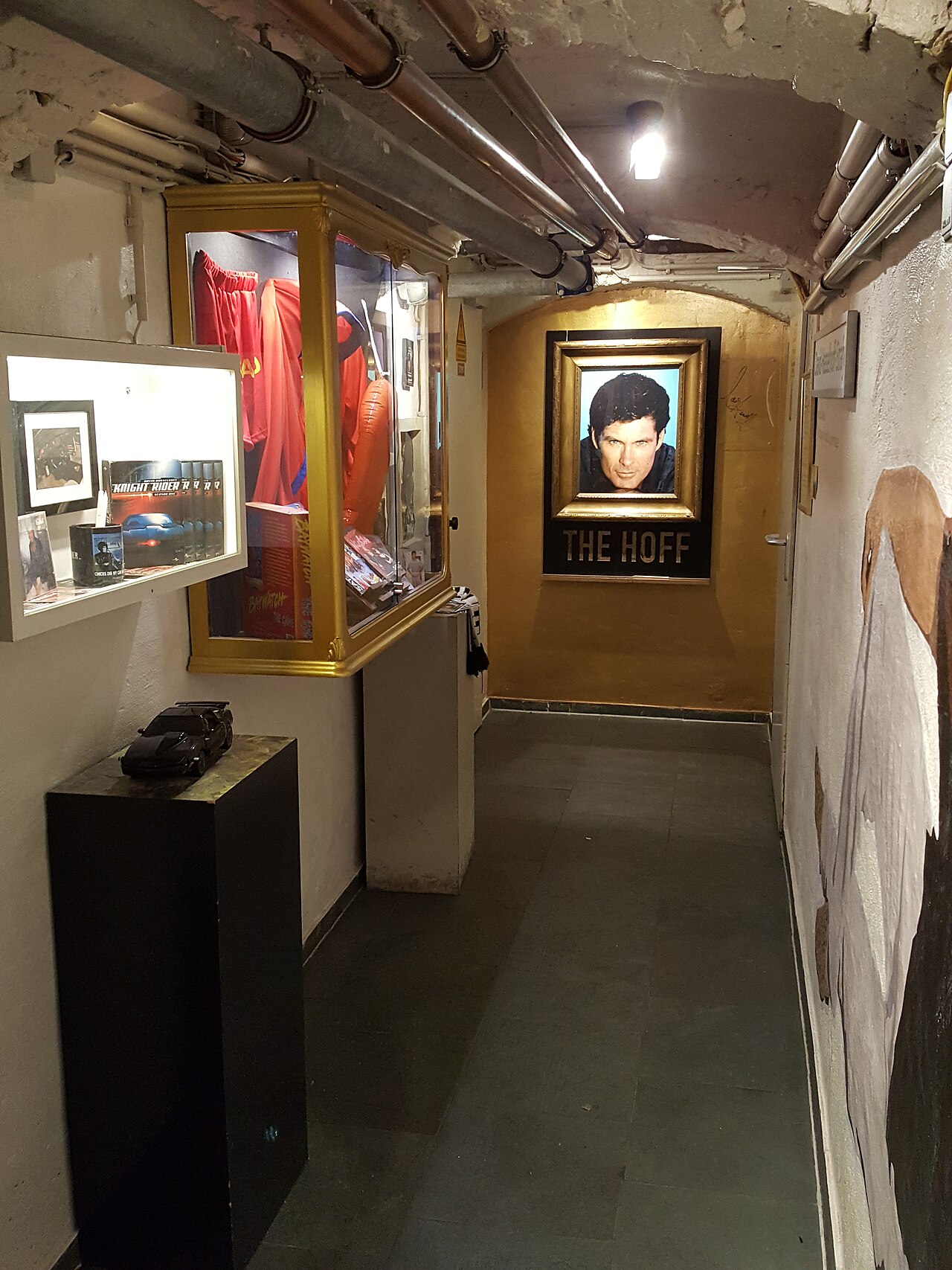 Overview of the David Hasselhoff Museum in Berlin