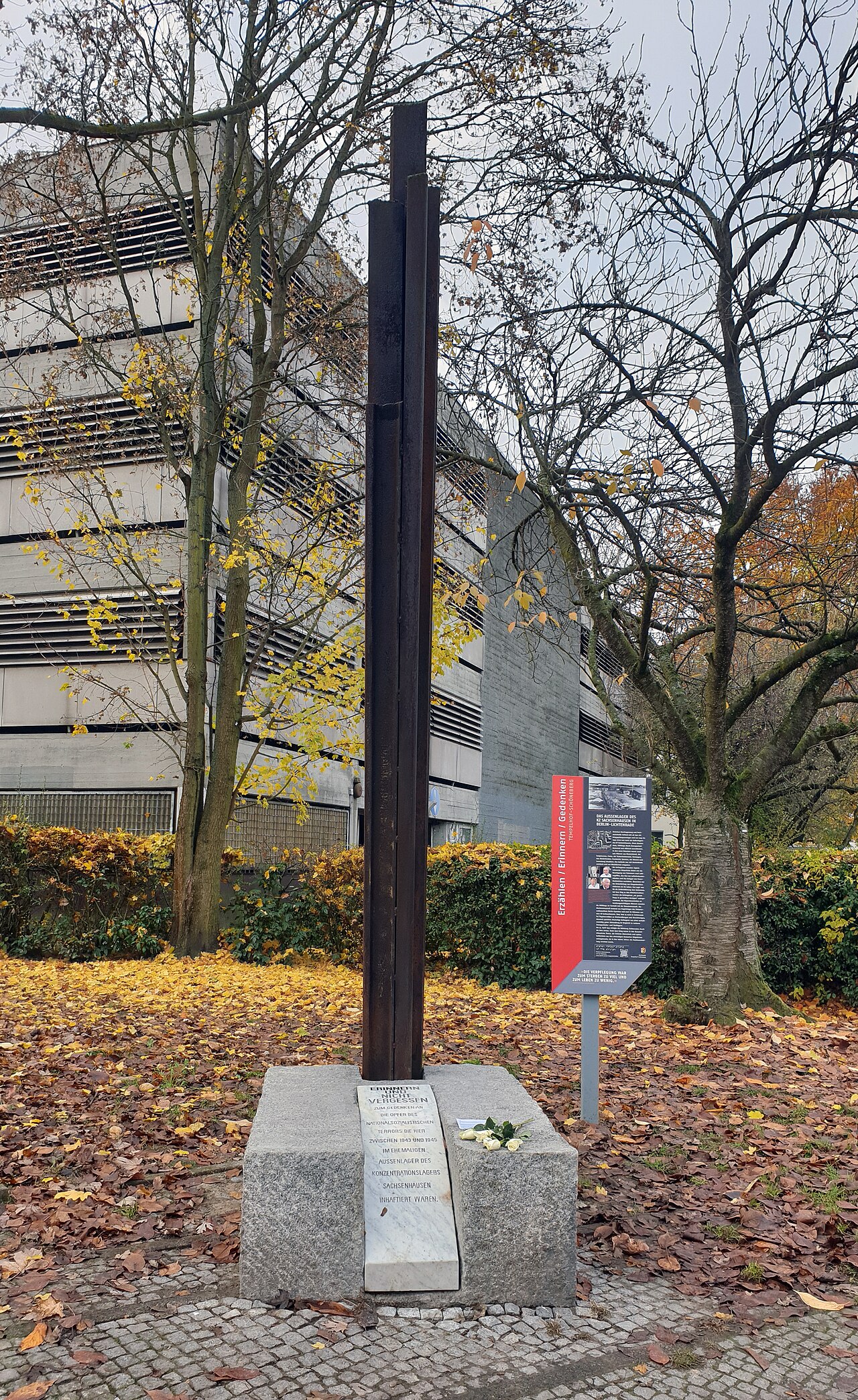 Memorial, KZ-Aussenlager Lichtenrade , Bornhagenweg 55, Berlin-Lichtenrade , Germany