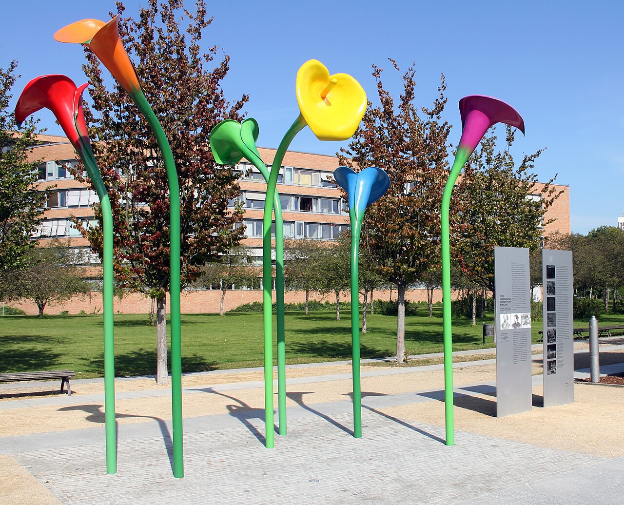 Memorial, Erste homosexuelle Emanzipationsbewegung , Magnus-Hirschfeld-Ufer, Berlin-Moabit , Germany