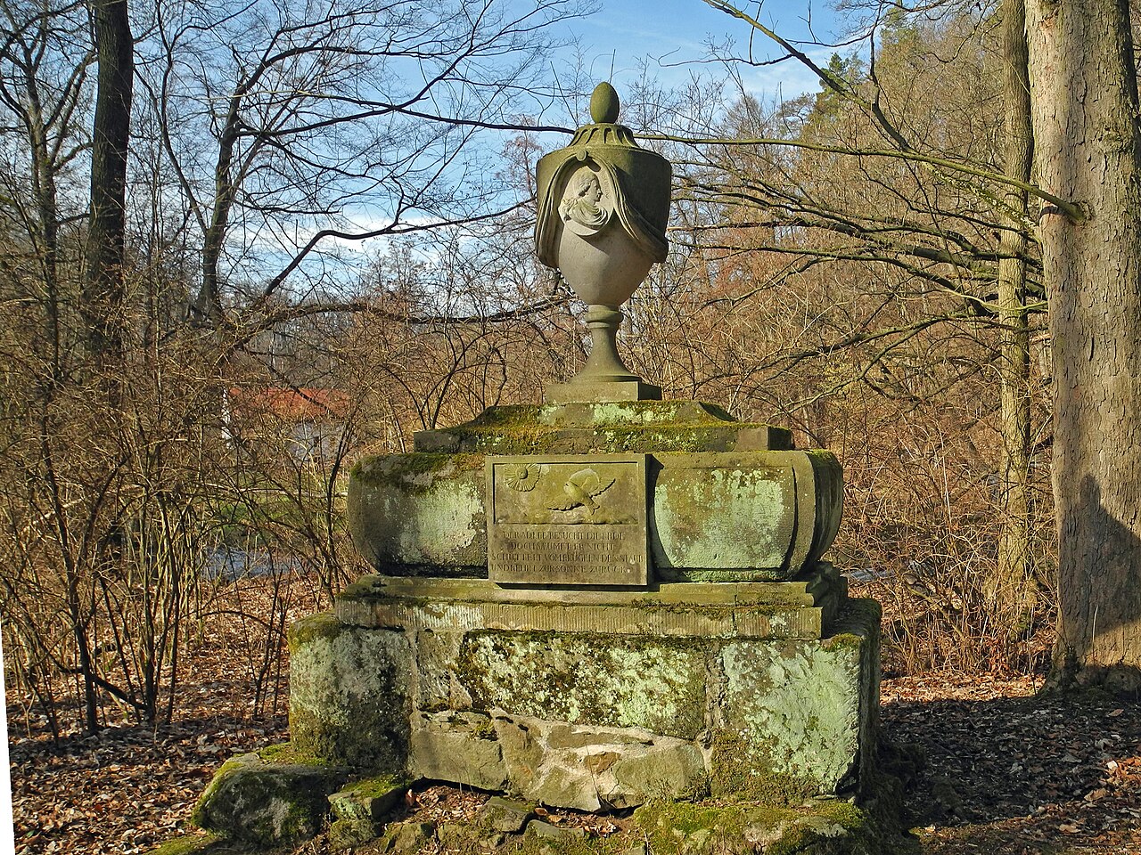 Seifersdorfer Tal bei Dresden – Denkmal Leopold von Braunschweig-Wolfenbüttel