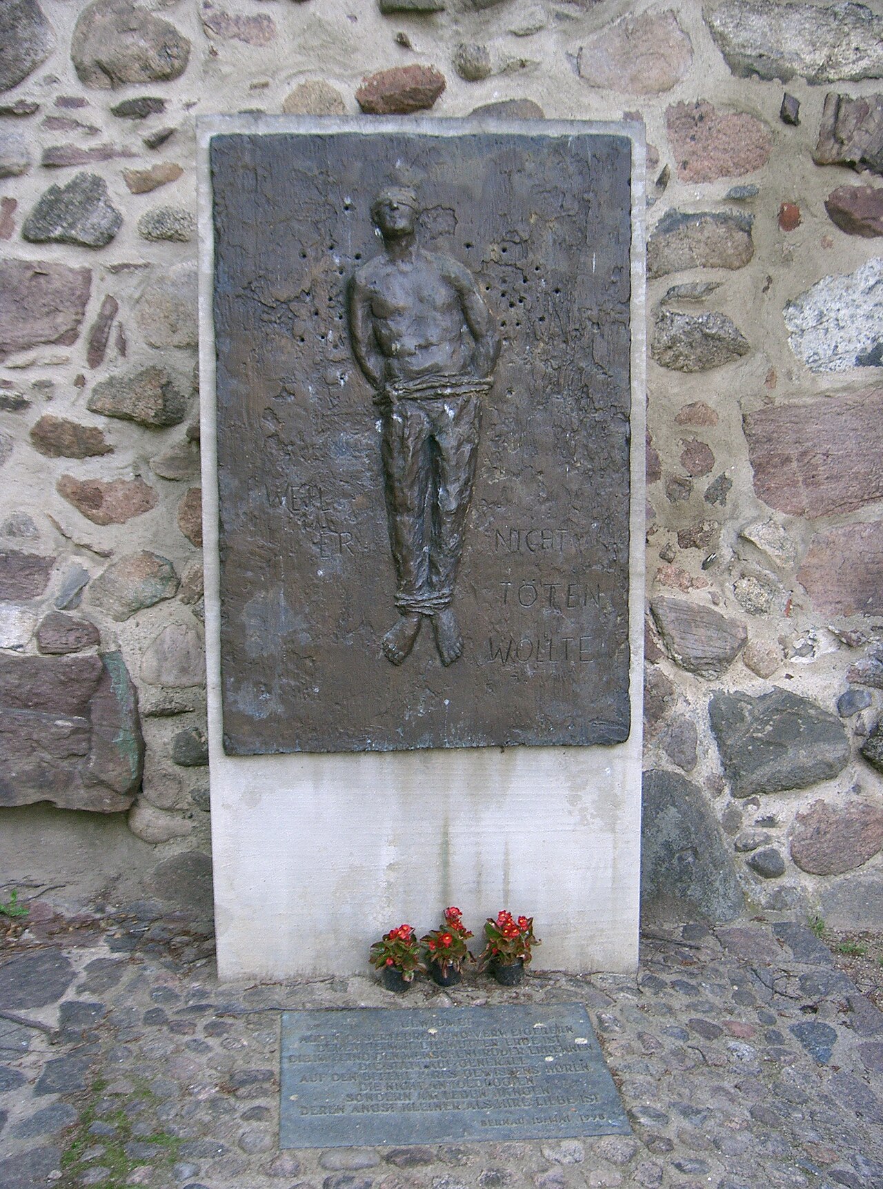Deserter Memorial in Bernau bei Berlin
