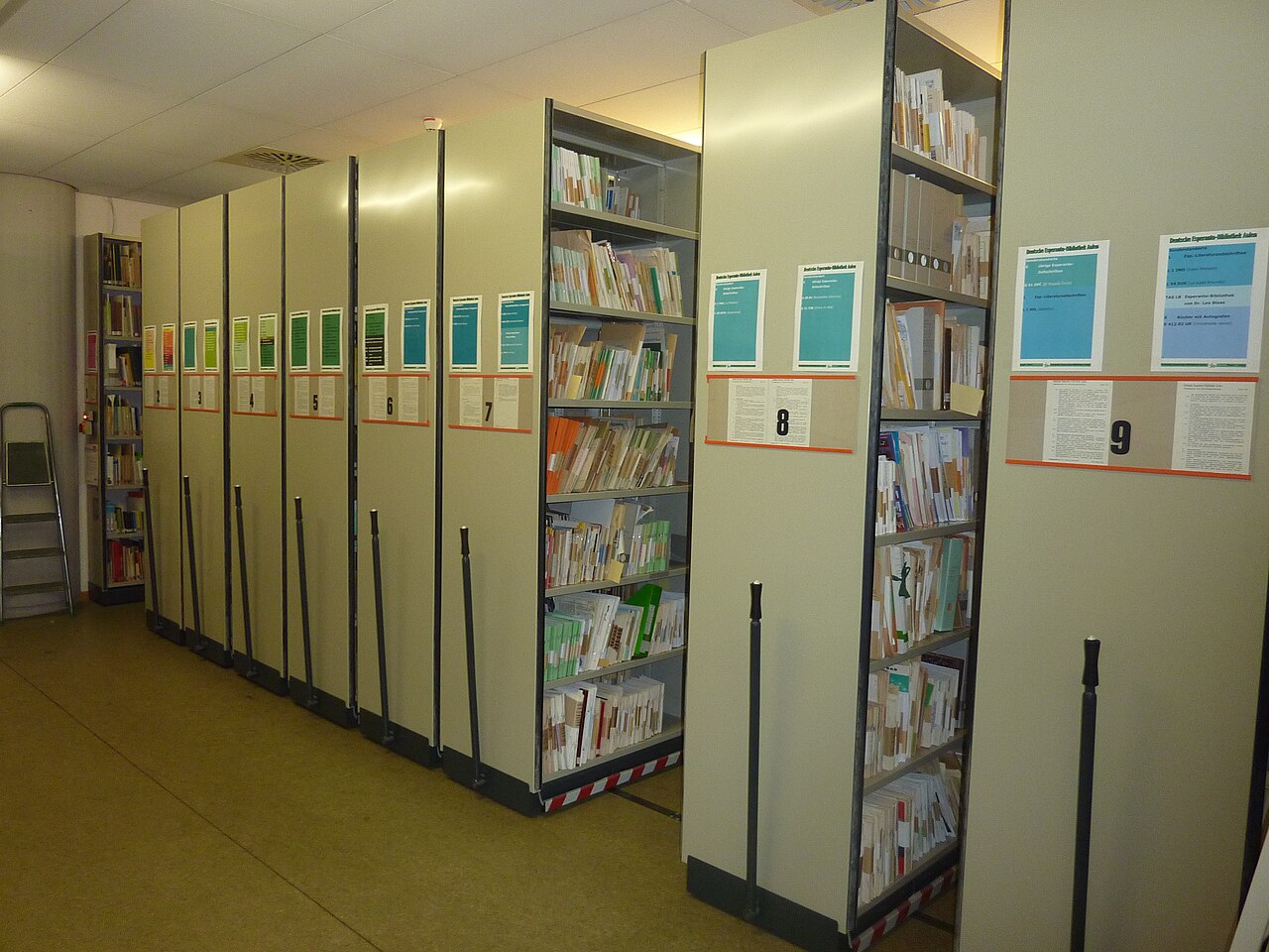 Bretaroj en la Germana Esperanto-Biblioteko en Aalen