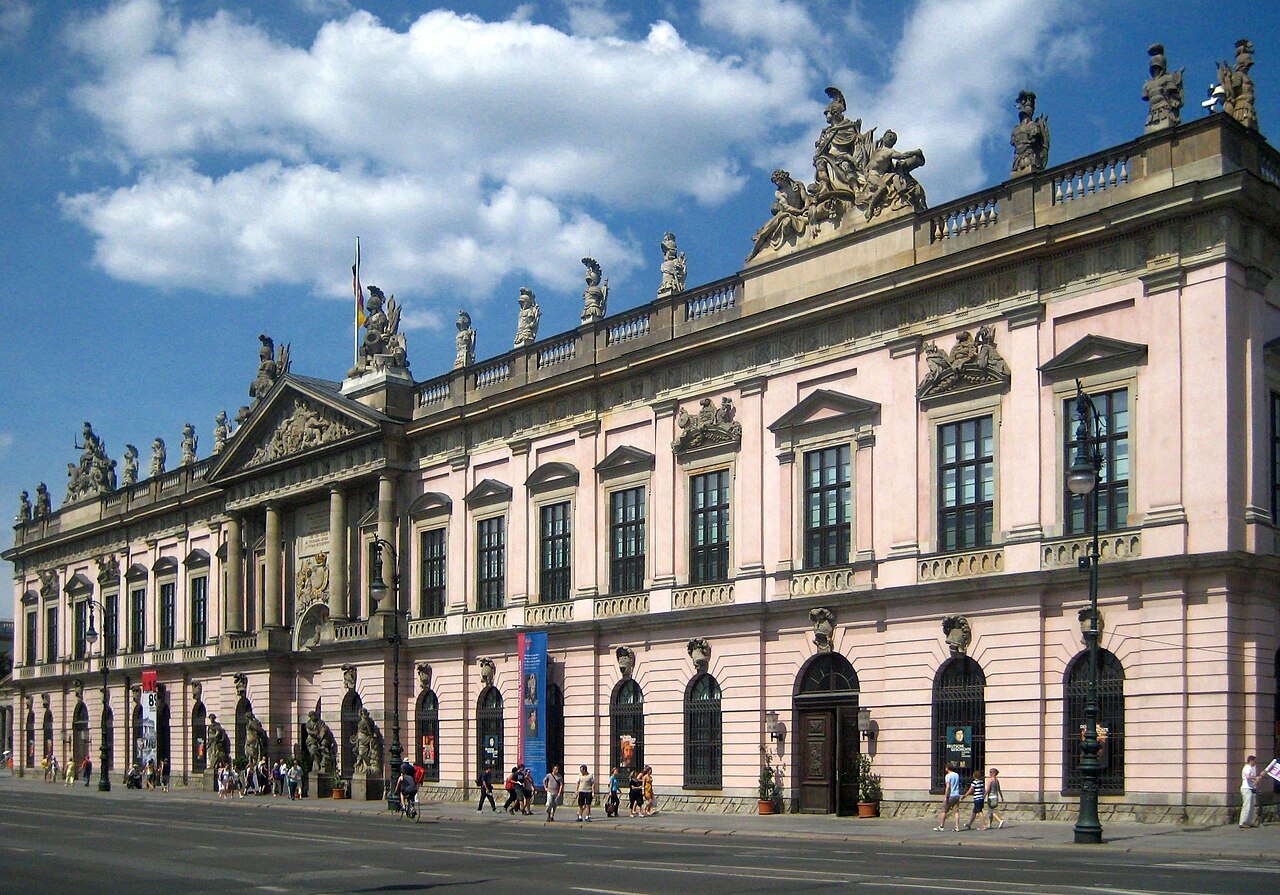 The facade of the Zeughaus (Old Arsenal), Unter den Linden, in Berlin-Mitte