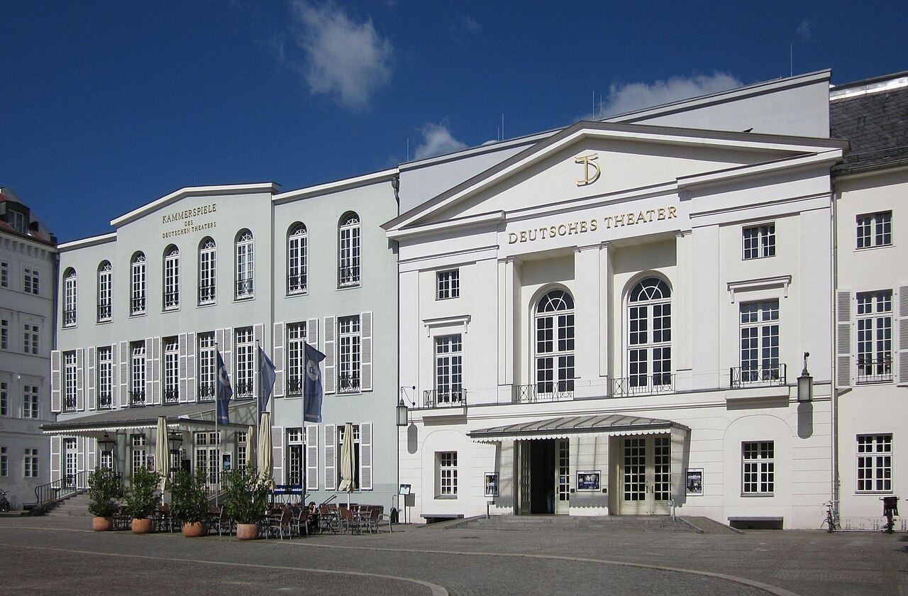 The Deutsches Theater (German Theatre) and Kammerspiele on Schummanstraße in Berlin-Mitte