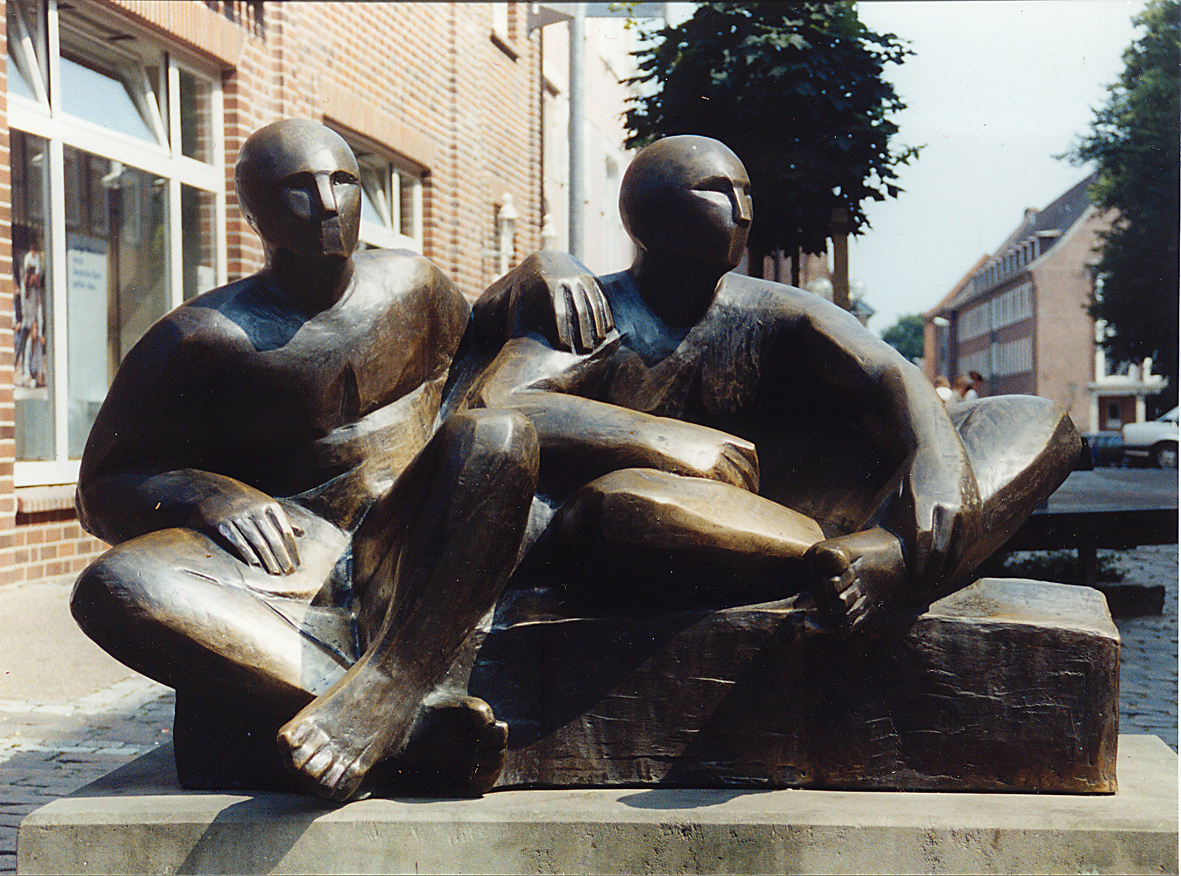 Die Wachenden , eine frühe Arbeit von Carsten Eggers aus dem Jahr 1986