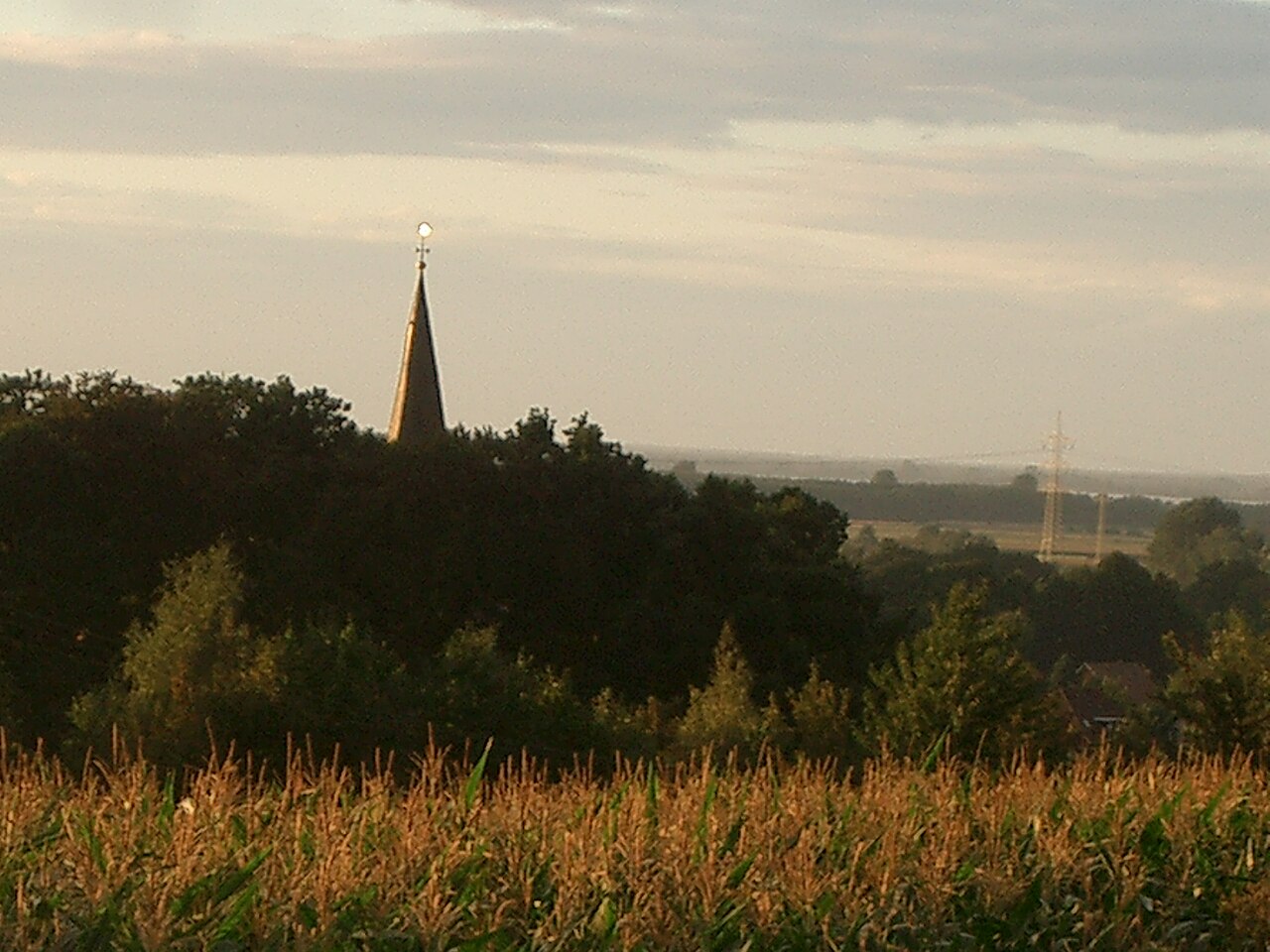 Blick vom Klei auf Dielingen