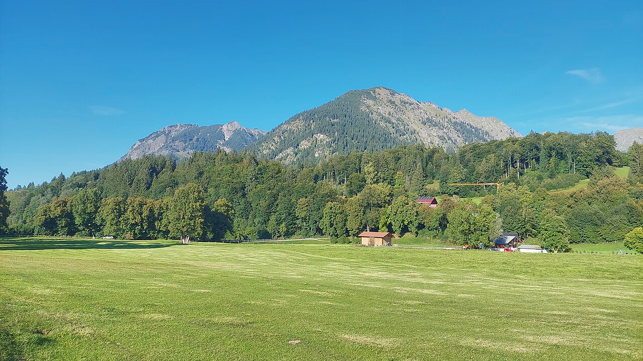 Dienersberg and Schattenberg in the Allgäu Alps, view from southwest