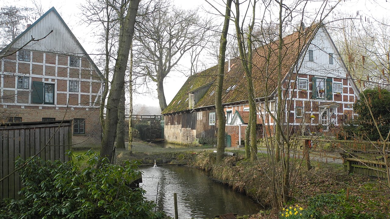 Fredenbeck - Wassermühle und Mühlenbach