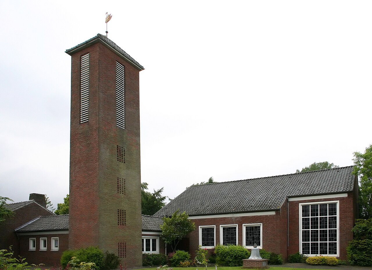 Historical Grace Church in Tidofeld (a locality of Norden), district of Aurich, East Frisia, Germany