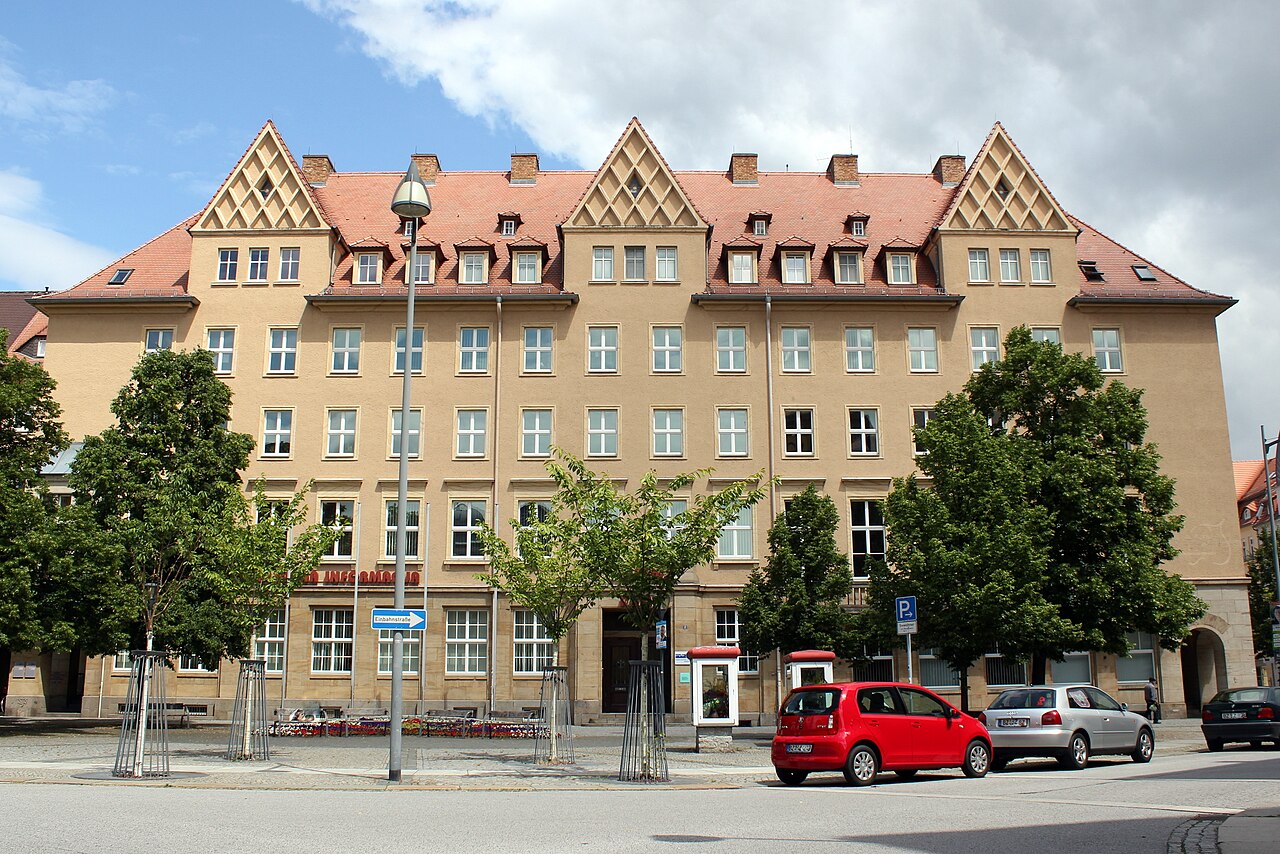House of the Sorbs (Serbski dom), seat of Domowina and other Sorbian institutions on Postplatz in Bautzen/Budyšin