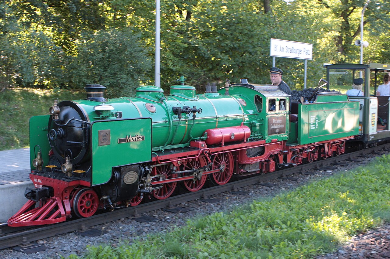 steam engine "Moritz" (Dresden Park Railway)