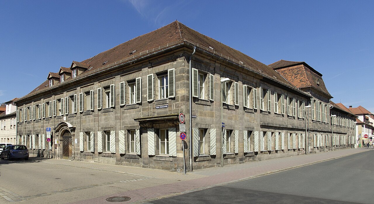 Erlangen , Egloffsteinsches Palais, Ecke Südliche Stadtmauerstraße / Schuhstraße