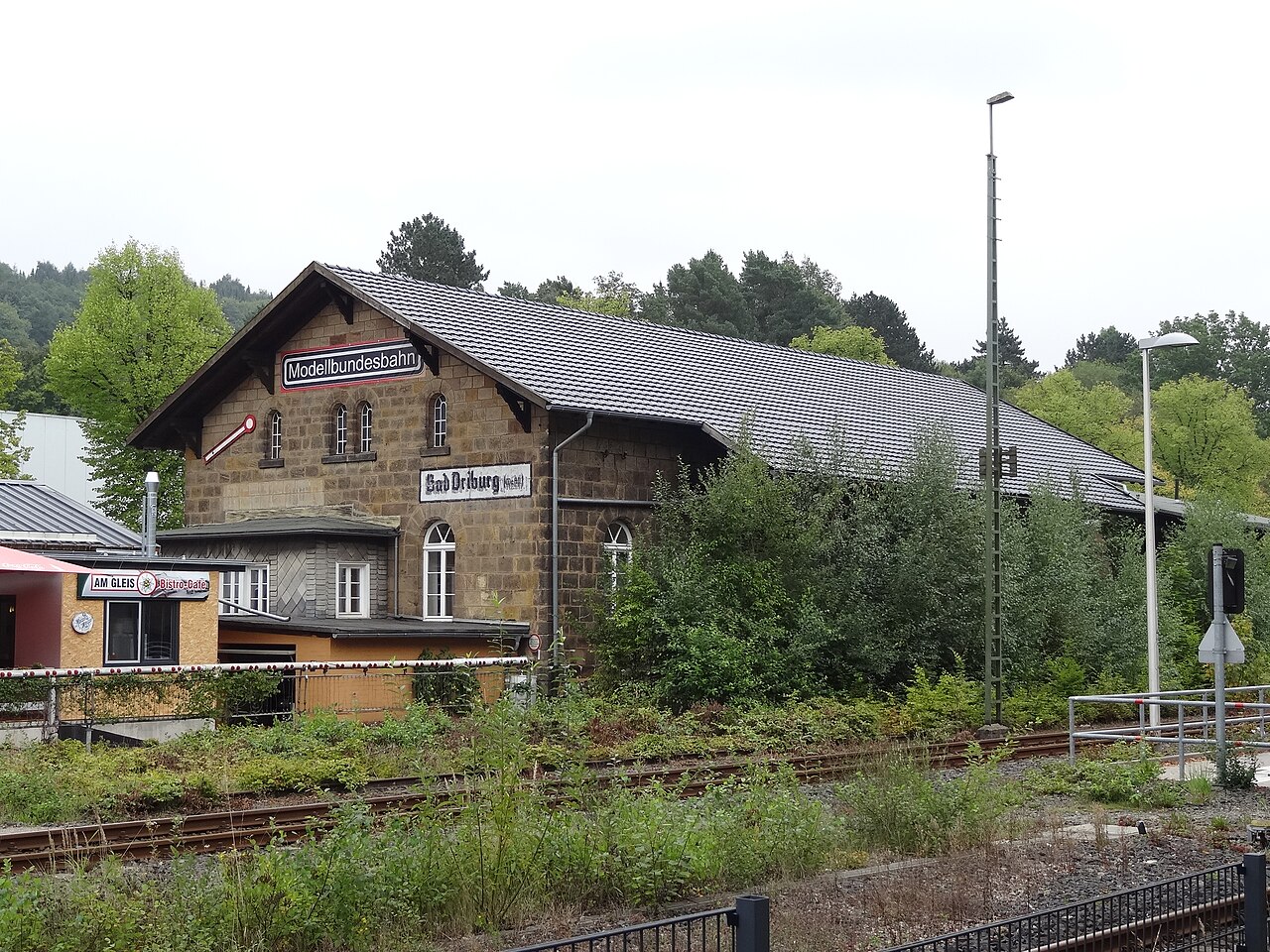 Modellbundesbahn am alten Standort in Bad Driburg