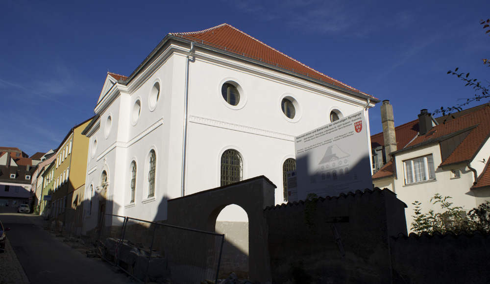 Die ehemalige Synagoge in Sulzbach-Rosenberg am 9