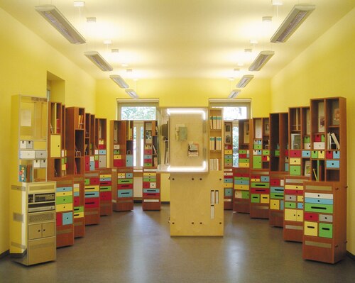 Erich Kästner Museum in Dresden - interaktives mobiles micromuseum (Architekt: Ruairí O'Brien)