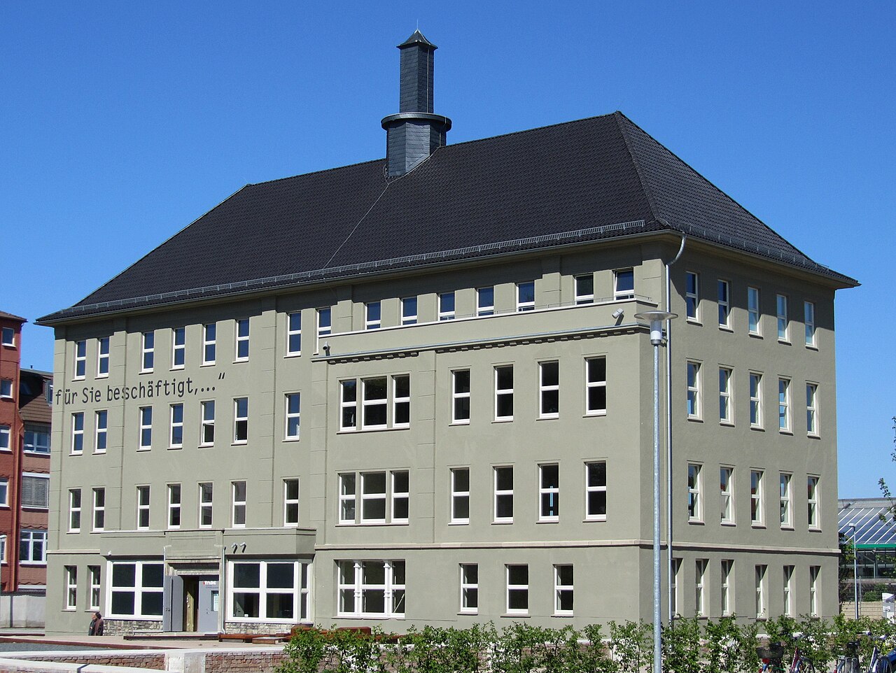 Das ehemalige Verwaltungsgebäude (seit 2011 Gedenkstätte) von Topf und Söhne in Erfurt