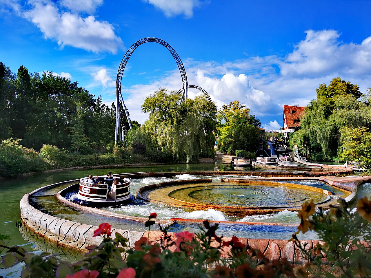 Im Erlebnispark Trippsdrill