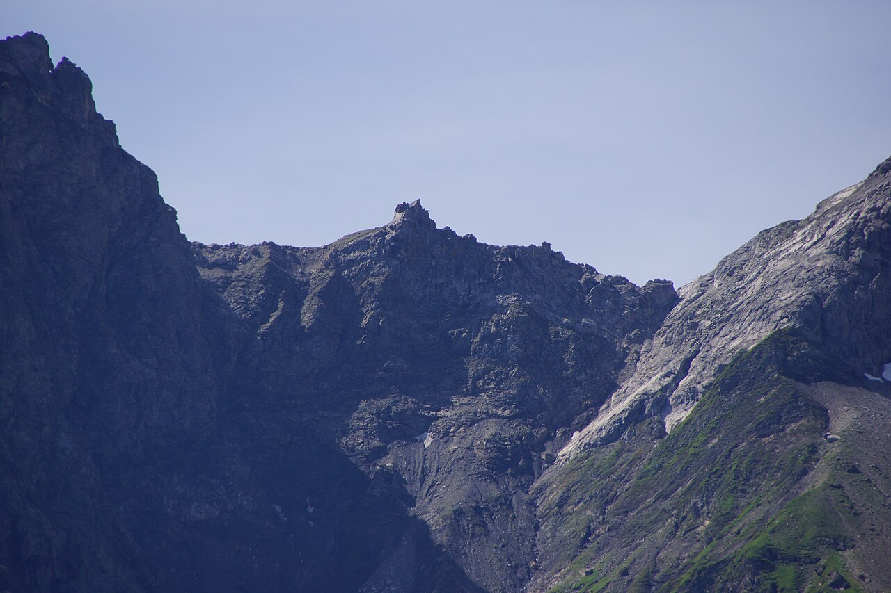 The rock formation Eule near Oberstdorf