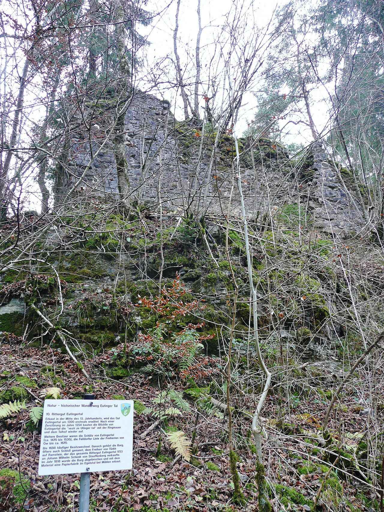 Rittergut Eutinger Tal: Erbaut in der Mitte des 13