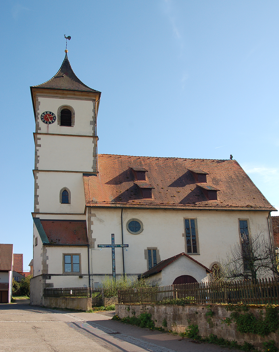 Pfarrkirche Unterriexingen (Nordfassade)