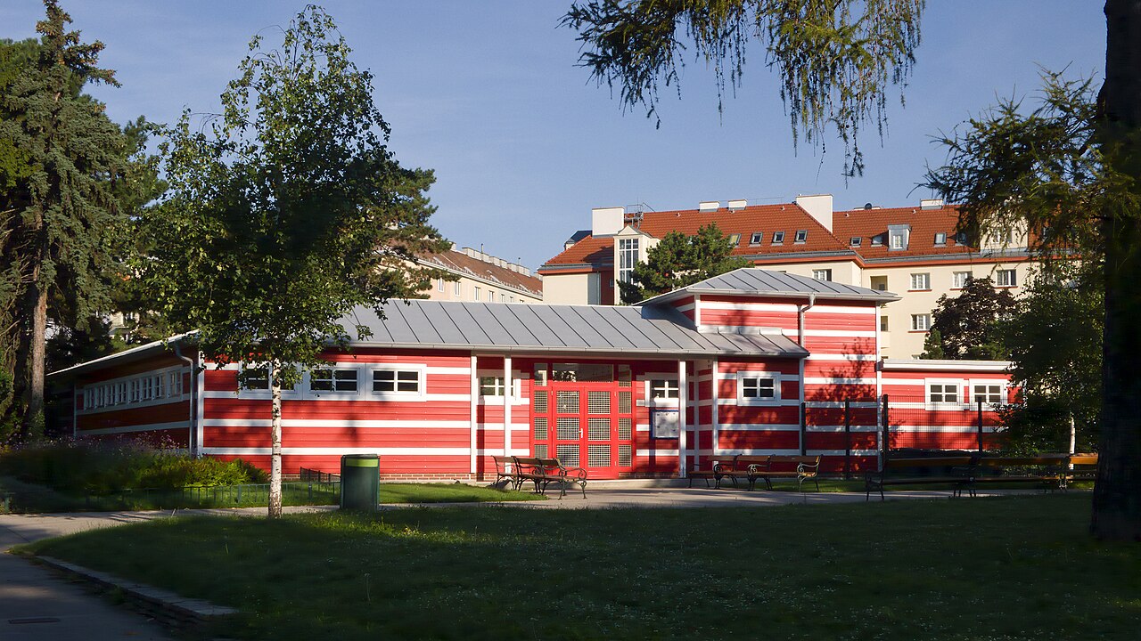 Public park de:Herderpark in Vienna Simmering