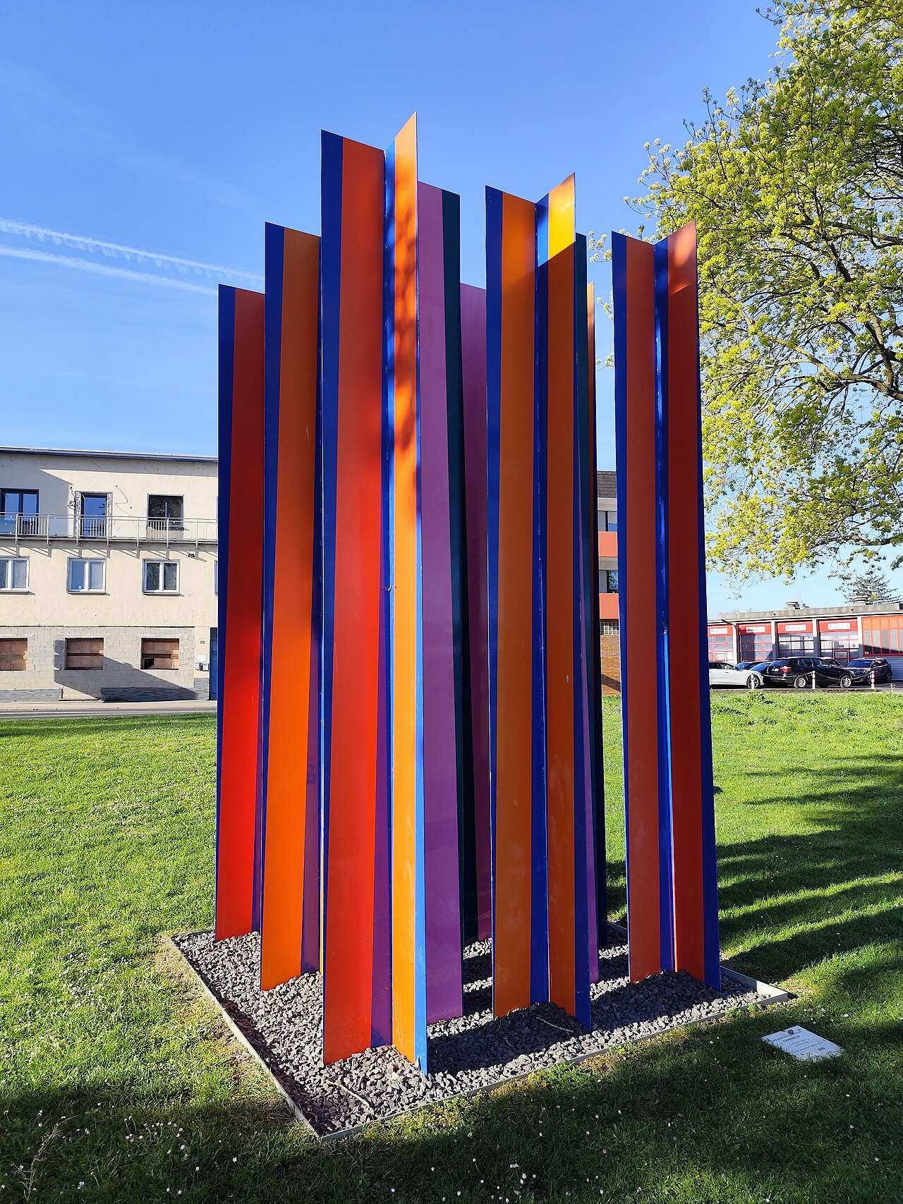 Skulptur Farbwald (Burghard Müller-Dannhausen) in Koblenz