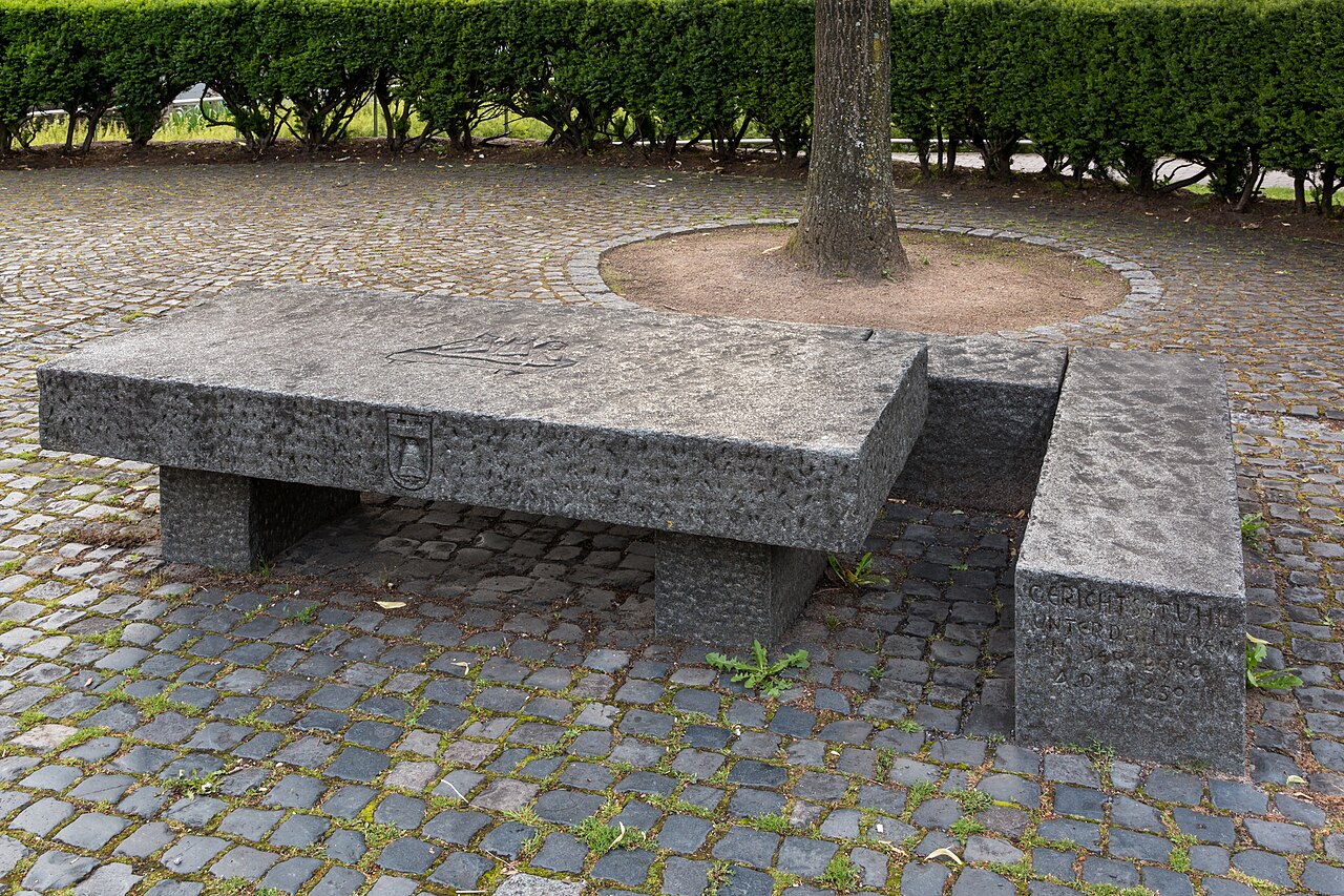 Femegerichtsstuhl, Lüdinghausen , North Rhine-Westphalia , Germany