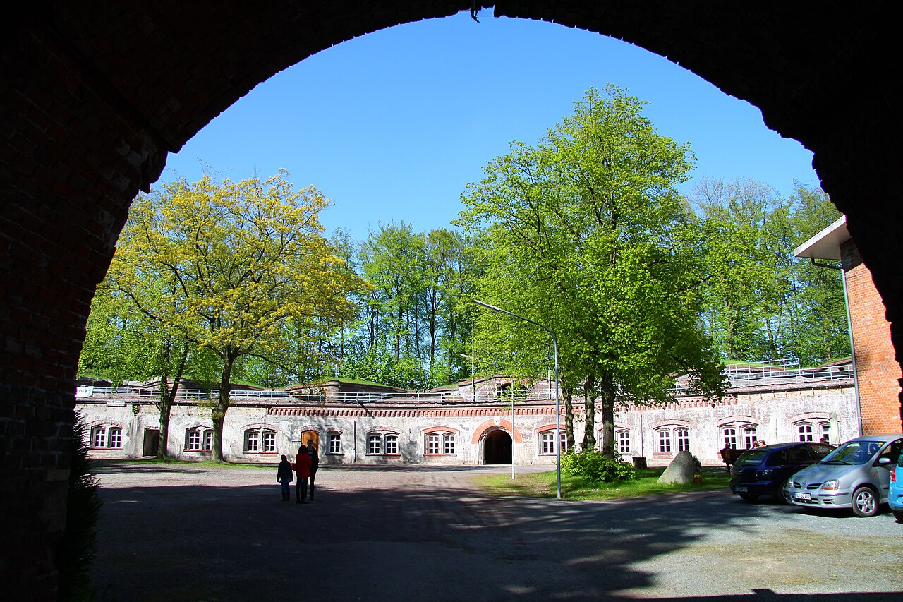 Grauerort fortress, view from entrance