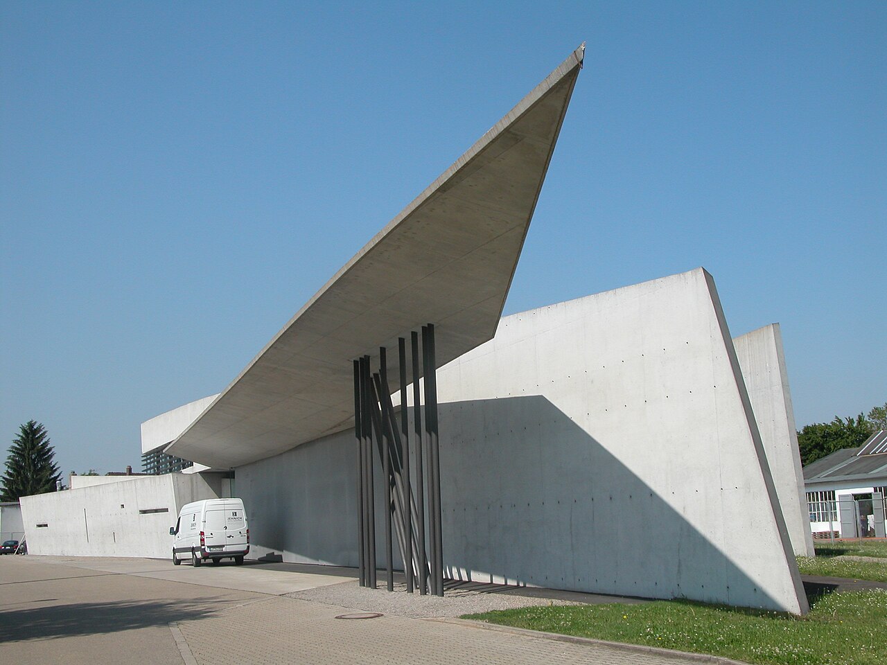 Vitra Fire Station at the Vitra Campus in Weil am Rhein, Germany